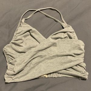 Cross Back Crop Top